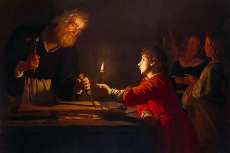 The Childhood of Çhrist, Gerard van Honthorst, 1592-1656